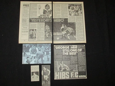 £2.99 • Buy GEORGE BEST - Hibernian: Football Magazine/Annual Pictures & Cuttings 