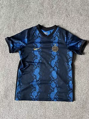 Boys Nike Inter Milan Football Shirt Age 7-8 • £14.99