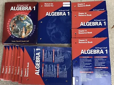 Algebra 1 Tests Teacher Solution Larson McDougal Homeschool Curriculum Resources • $234.99