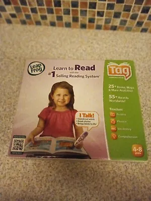 NEW IN BOX LEAPFROG TAG Learn To Read With #1 Selling Reading System PINK PEN • £14.99