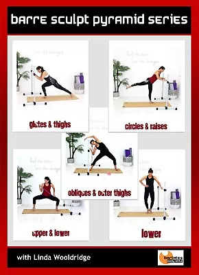 BARRE EXERCISE DVD - Barlates Body Blitz BARRE SCULPT PYRAMID SERIES 5 Workouts! • $8.05