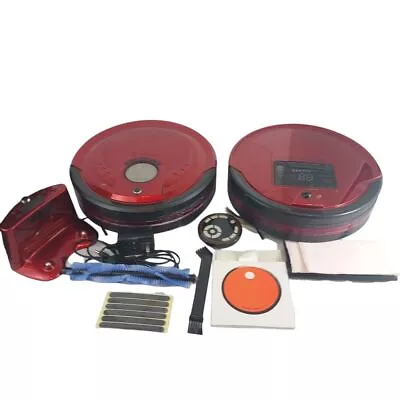 BObsweep PetHair WP460011 Lot Of 2 Robotic Vacuum Cleaner Rouge Red With Remote • $39.99