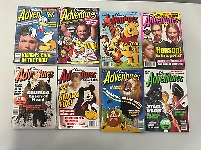 Disney Adventures Magazine Bulk Lot Of 8 Issues 1997 1998 Summer Editions • $58.12