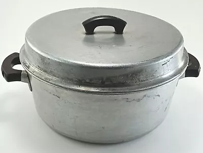 $23 • Buy Vintage Mid Century Wear-Ever Cast Aluminum Stock Pot No.1298 4 Qt. 10.25  Dia 