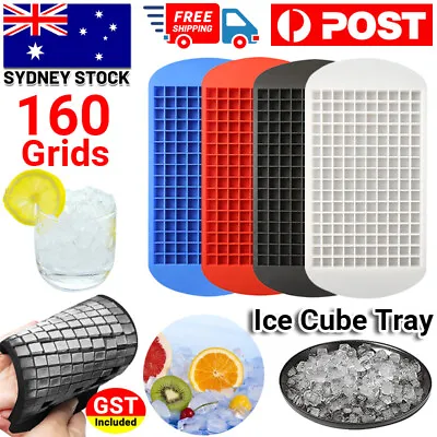 160 Grids Frozen Cubes Silicone Mould Mini Bar Ice Cube Tray Ice Maker Mold Tool • $4.85
