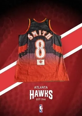 $49 • Buy Steve Smith Signed Atlanta Hawks NBA Jersey /COA