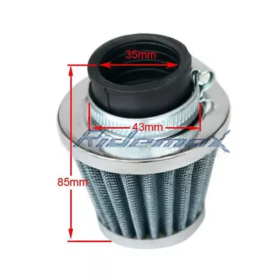 35mm Air Filter Cleaner For 50cc 70cc 90cc 110cc ATV Quad Dirt Pit Bike Go Kart • $7.59