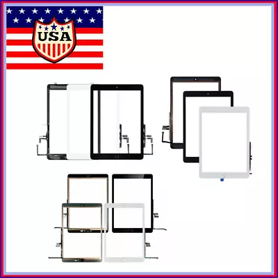 For IPad 10th 9th 5th 6th 7th 8th Gen Glass Digitizer Touch Screen Home Button • $12.09