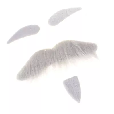  Halloween Costumes Realistic Fake Beard Mustache And Eyebrows Prom • £3.98