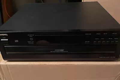 Onkyo DX-C340 6-Disc CD Player Carousel Changer Black Vintage NO REMOTE Tested • $46.60