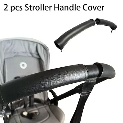 £6.18 • Buy Baby Pram Handle Grip Sleeve Pushchair Rotary Bumper Stroller Bar Cover