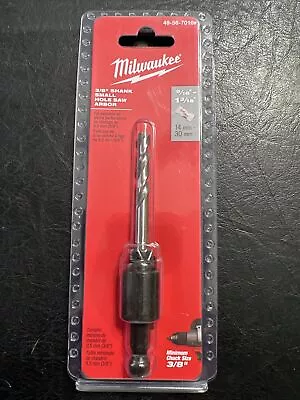 MILWAUKEE 3/8 In. Small Hole Saw Arbor W/ 1/4 In. Pilot Drill Bit - 49-56-7010 • $14.75