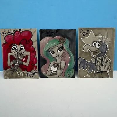 Original Art By Amy Mebberson My Little Pony MLP IDW Pinkie Pie Celestia Gonzo • $67.99