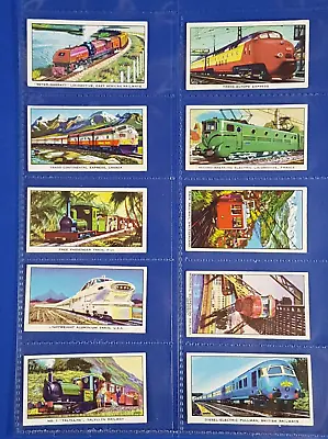 Kellogg Trade Cards THE STORY OF THE LOCOMOTIVE (2nd Series) 1963 Set Of 16 • £3.25