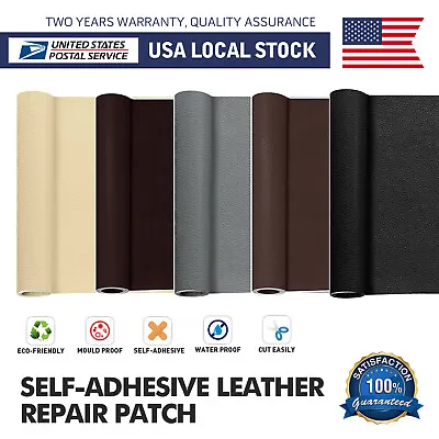 DIY PU Leather Vinyl Repair Kit Filler Restore Upholstery Sofa Couch Patch Tape • $15.88