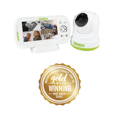 Uniden Bw3451r 4.3  Digital Wireless Baby Video Monitor Pan Tilt Remote Viewing • $99.95