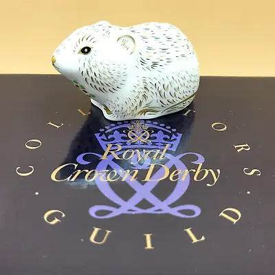 £42.99 • Buy Crown Derby Paperweight Collectors Guild Riverbank Vole Boxed Gold Stopper