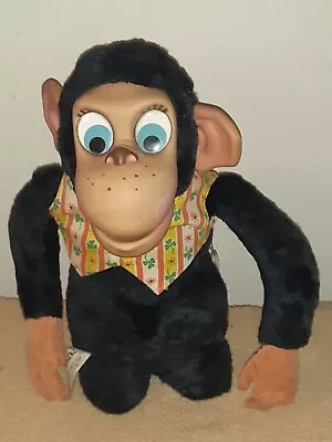 Vintage CHESTER O'CHIMP Mattel Talking Pull-String Monkey Works Moves 1964 • $39.99