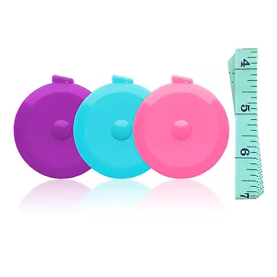 3 Pack Tape Measure Measuring Tape For Body Craft Weight Loss Measurements  • $8.03