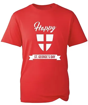 £10.99 • Buy St George's Day T-Shirt, England Knight & Horse Happy Saint George Unisex Top