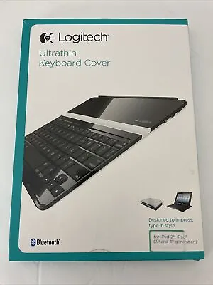 Logitech Ultrathin Keyboard Cover Black For IPad 2 And IPad (3rd/4th Gen)  • $20