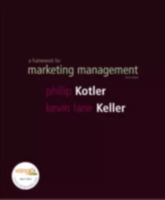 A Framework For Marketing Management Perfect Philip Keller Kevi • $5.89