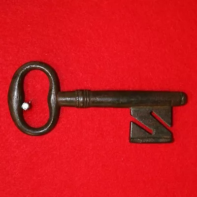 Antique KEY 17th-19th C. English Castle Door Church Jail House Lock HEAVY 6   • $395