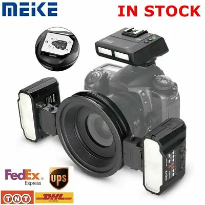 Meike MK-MT24 II Macro Twin Lite Flash With Trigger For Nikon Digital SLR Camera • $331.42