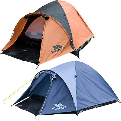 Trespass Ghabhar 4 Man Waterproof Double Skin Camping Tent • £85