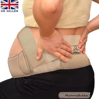 Maternity Pregnancy Belt Lumbar Back Support Waist Band Belly Bump Brace UK Sell • £14.99