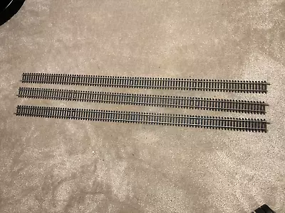 3 X HORNBY R603 Nickel Silver   LONG STRAIGHT RIGID TRACK. New Unused • £20