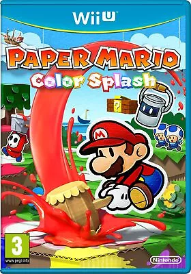 Paper Mario: Color Splash (Nintendo Wii U) Nintendo (Nintendo Wii U) (US IMPORT) • $150.41