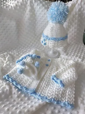 Hand Knitted Baby Sets Newborn Set  • £12.50