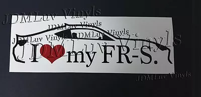 I Love My Toyota FRS Sticker Decal JDM GT86 • $5