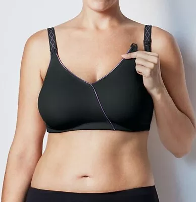 Bravado! Designs Essential Embrace Full Figure  Nursing Bra Black 36 B/C • $14.99