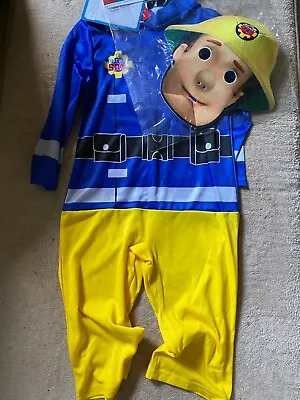 £19.99 • Buy Fireman Sam Costume Age 5-6 Years New
