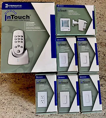 Intermatic  InTouch ZWave Remote Control CA5500BR 4 Dimmers +CA900 + CA3500 • $125