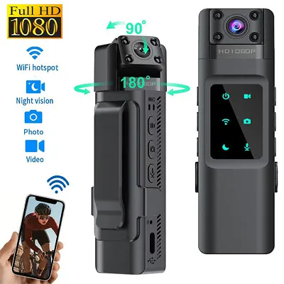 New Mini Sports Clip Camera Wifi HD 1080P Night Vision Body Recorder 270° Rotate • $21.50