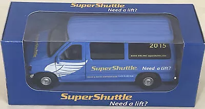 2015 Ford Super Shuttle Van - Die-Cast Car Blue Vehicle NEW • $9.99