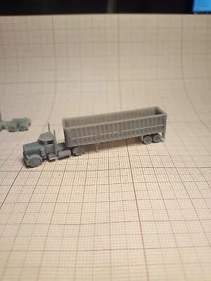 $16 • Buy Z Scale Train Miniature Semi Truck And Dump Trailer