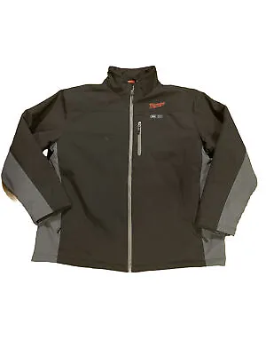 Milwaukee M12 Heated Gear Softshell Jacket Heavy Duty Lined W/ BATTERY 2X • $175