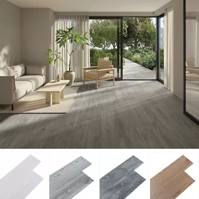 Vinyl Floor Planks Wood Effect Flooring Tiles Self Adhesive Kitchen 1-5.02 M² • £14.99