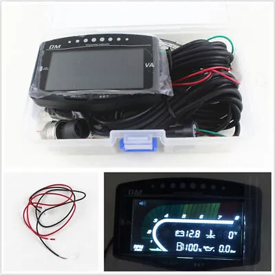 5in1 Multifunction Car LCD Digital Oil Pressure+Volt+Water Temp+Fuel+Tacho Guage • $64.87