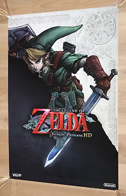 The Legend Of Zelda Twilight Princess HD Promo Poster 60x42cm Nintendo Wii U  • $125.88