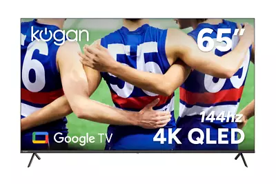 Kogan 65  QLED 4K 144Hz Smart Google TV - Q98T 65 Inch TVs • $884