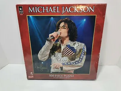 *NEW Bepuzzled Michael Jackson 500 Piece Puzzle What More Can I Give Concert • $14.68