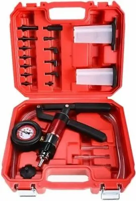 $37.72 • Buy 21PC Hand Held Vacuum Pressure Pump Tester Brake Fluid Bleeder Tool Kit US Stock