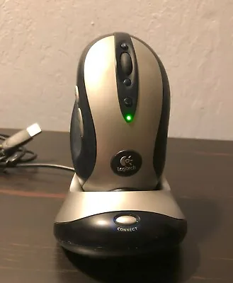 Vintage Logitech MX700 Cordless Optical Mouse With Docking Station   • $30