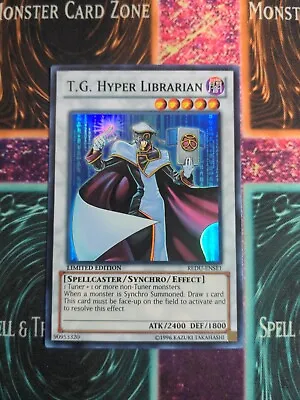 Yu-Gi-Oh! T.G. Hyper Librarian REDU-ENSE1 Limited Super Rare NM A1/ • $4.80