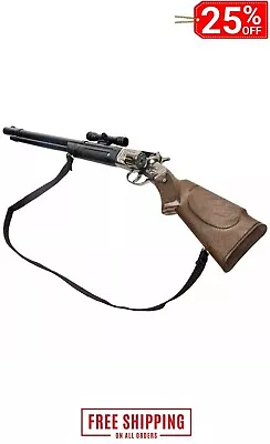 Classic Gonher 8 Shot Rifle Toy Pretend Cowboy Gun Great Fun Die Cast Metal NEW! • £21.99